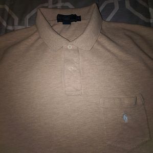 Polo Ralph Lauren Beige with light blue logo